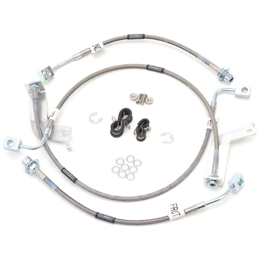 Russell RUS693270 S/S Brake Line Kit 99-04 Cobra