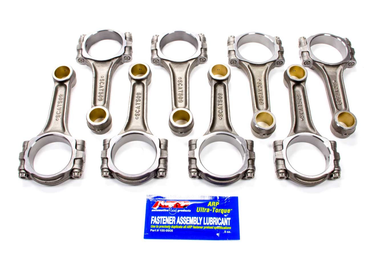 Scat Enterprises SCA2-ICR5090 SBF 4340 Forged I-Beam Rods 5.090