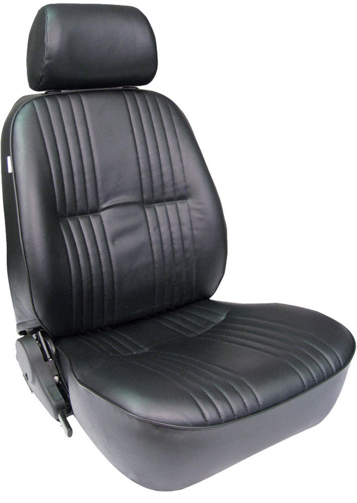 Scat Enterprises SCA80-1300-51R PRO90 Recliner Seat w/ Headrest - RH Black Vnyl