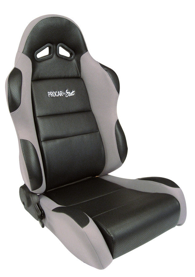 Scat Enterprises SCA80-1605-62R Sportsman Racing Seat - Right - Gray Vinyl/Vlour