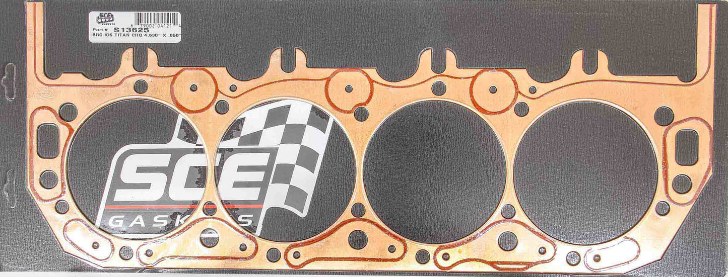 Sce Gaskets SCES136250 BBC ISC Titan Copper Head Gskt 4.630 x .050