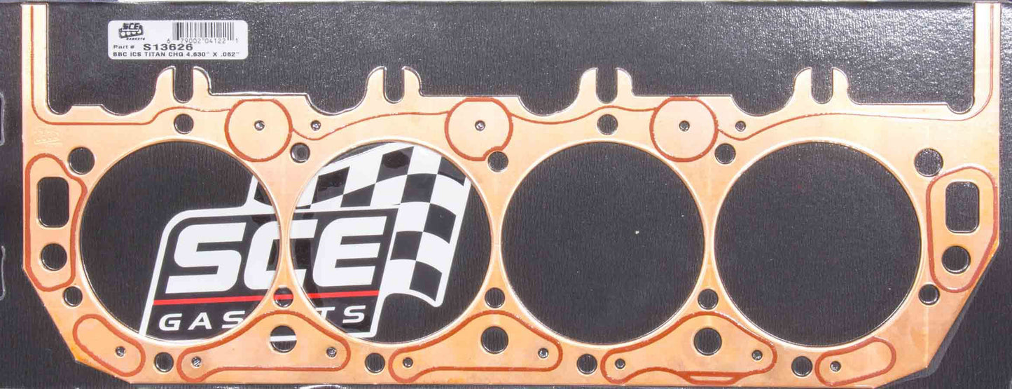 Sce Gaskets SCES136262 BBC ISC Titan Copper Head Gskt 4.630 x .062