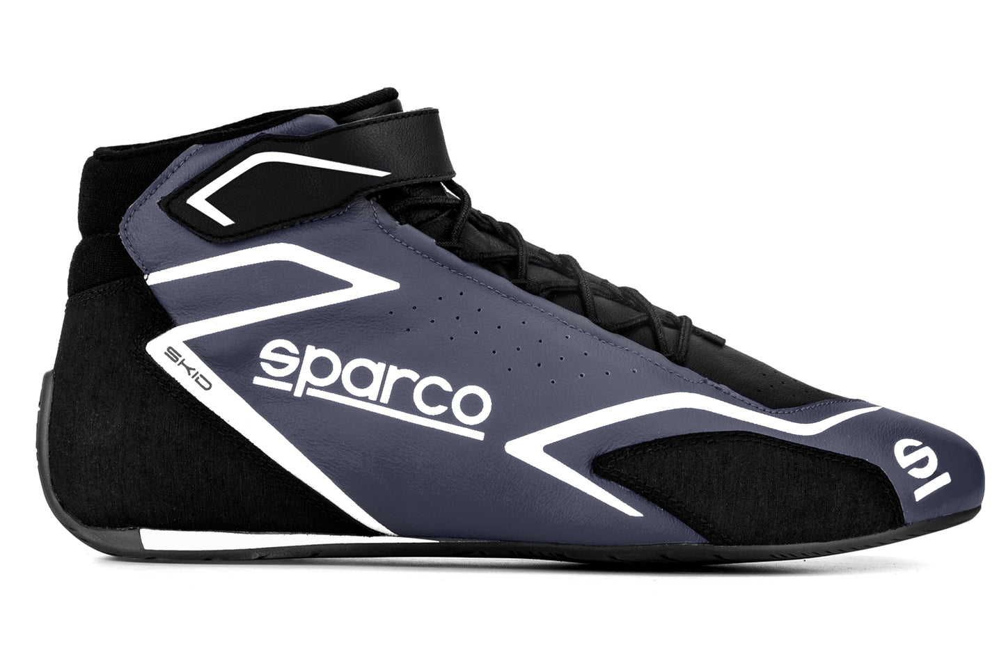Sparco SCO00127545NRGR Shoe Skid Black / Gray Size 11-11.5 Euro 45