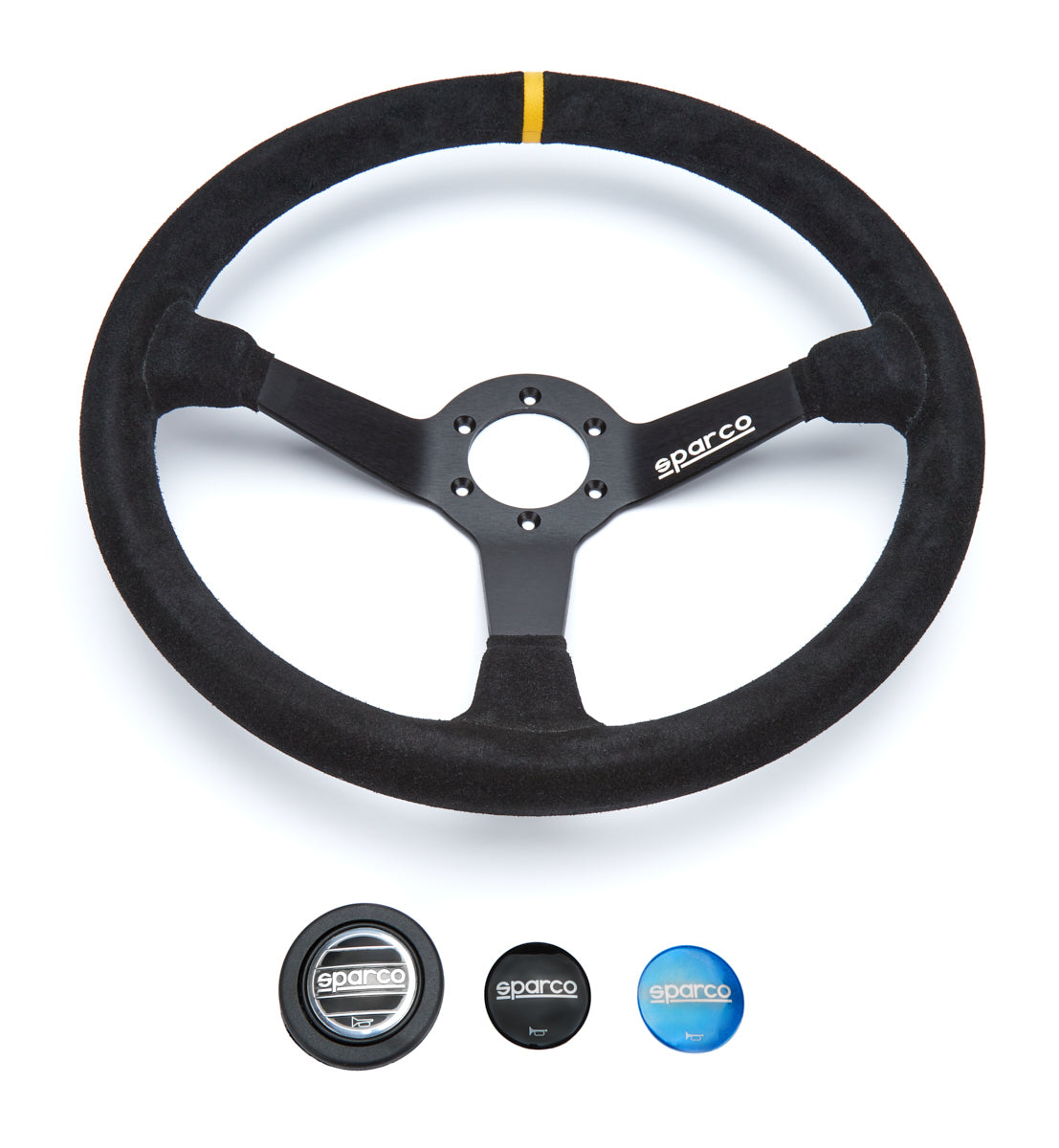 Sparco SCO015R368MSN Steering Wheel 368 Black Suede