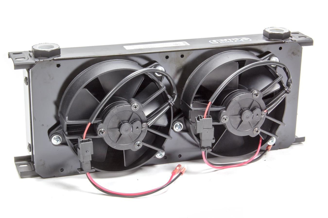 Setrab Oil Coolers SETFP920M22I Series-9 Oil Cooler -20 Row w/ Dual 12 Volt Fans