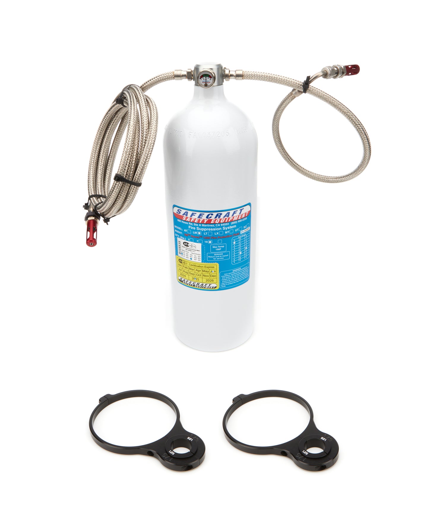 Safecraft SFCLM10JGK-125-21-85-B 10 Lbs Auto Thermal w/ 1.25 Brackets Late Model