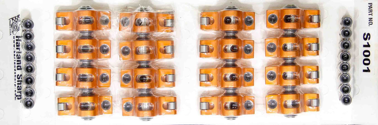 Sharp Rockers SHPS1005 SBC Rocker Arms - 1.6 Ratio 7/16 Stud