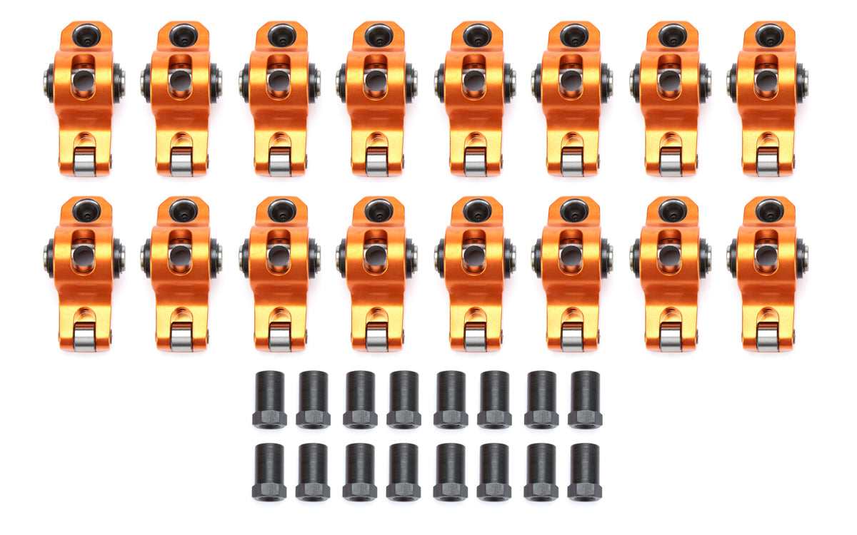 Sharp Rockers SHPSD1001 SBC Roller Rocker Arm Set 1.5 Ratio 3/8 Stud