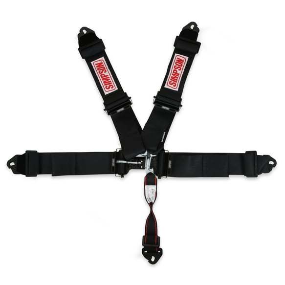Simpson Safety SIM13LD5WC Harness 5pt LL Pull-Down 3in Lap & Shoulder