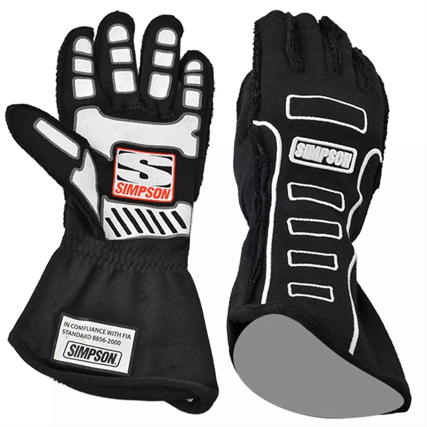 Simpson Safety SIM21300SK-O Competitor Glove Small Black Outer Seam