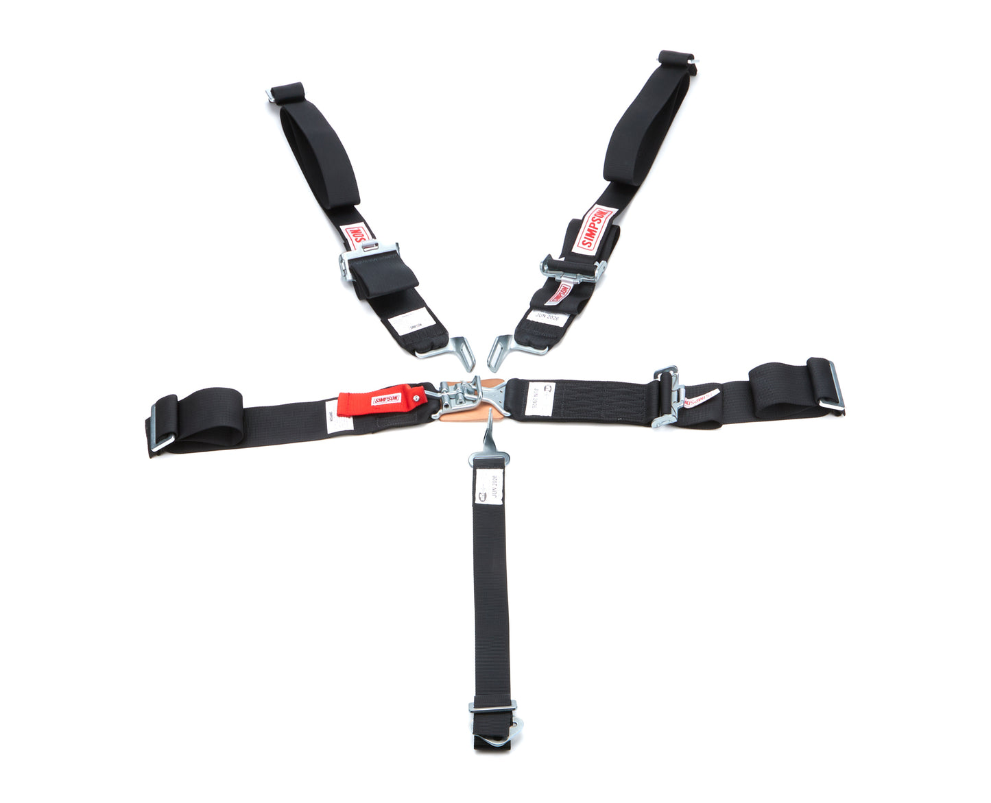 Simpson Safety SIM29066BKH Harness Sprint W/A P/D Black Hans No RH Adjust