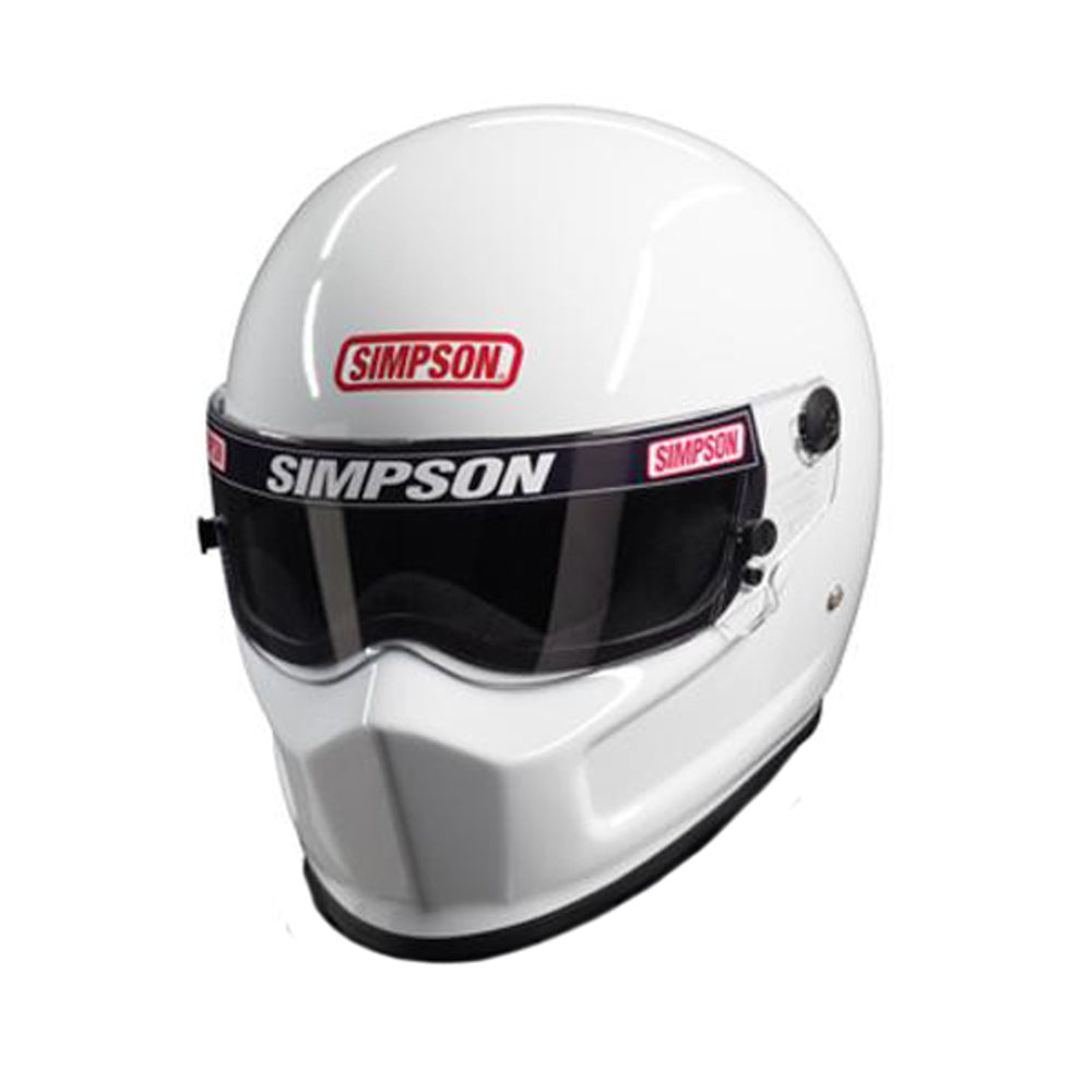 Simpson Safety SIM7210051 Helmet Super Bandit XX- Large White SA2020