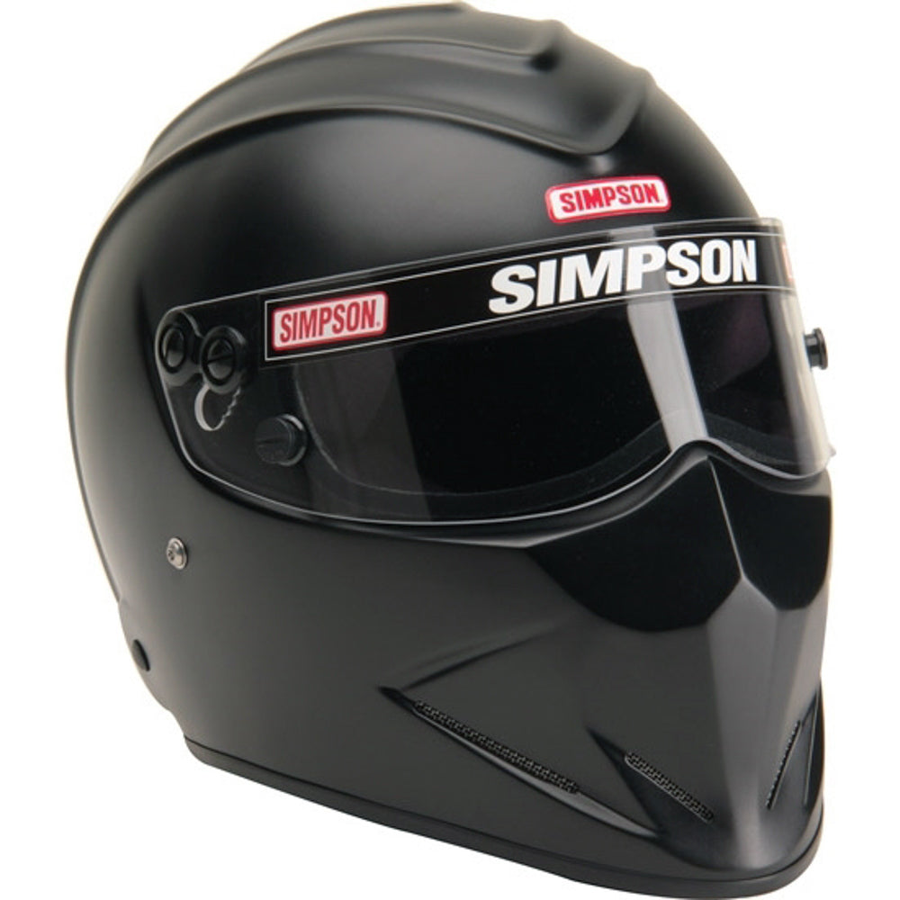 Simpson Safety SIM7297128 Helmet Diamondback 7-1/2 Flat Black SA2020