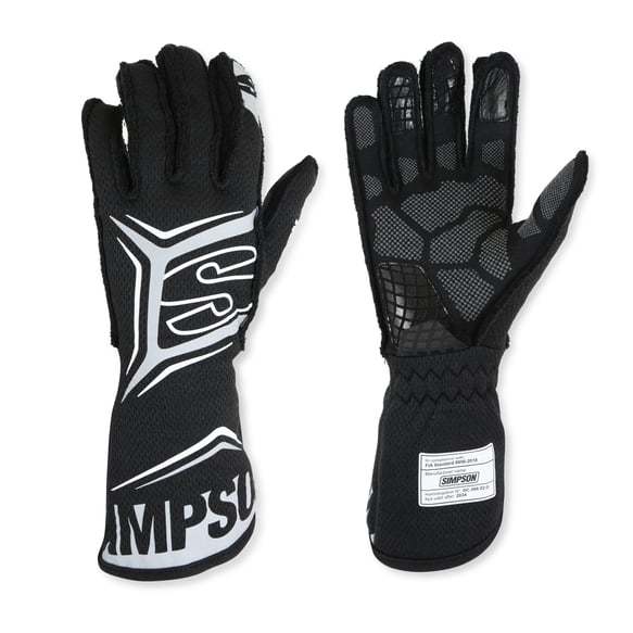 Simpson Safety SIMMGLK Glove Magnata Large Black SFI 3.5/5