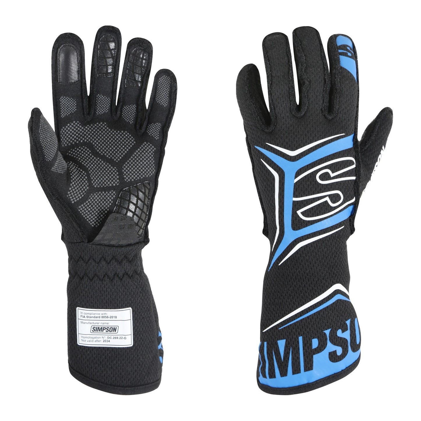 Simpson Safety SIMMGSB Magnata Glove SML Blue