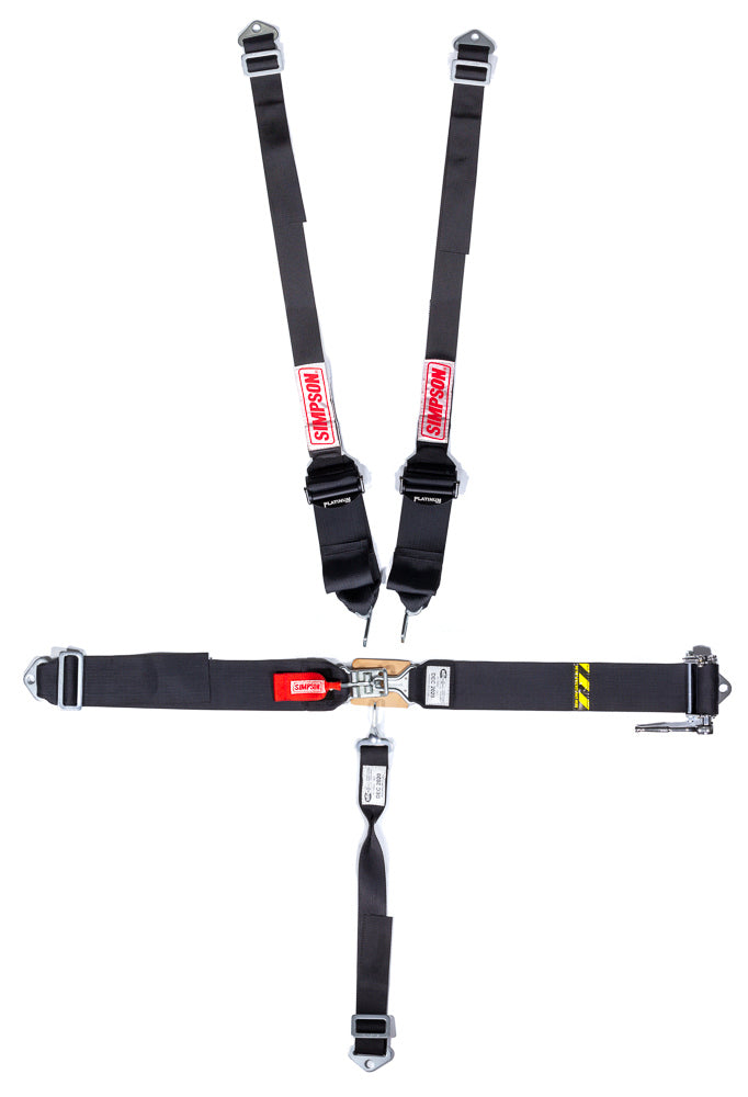 Simpson Safety SIMSB51204 5-PT Harness System Alum Ratchet Left Side