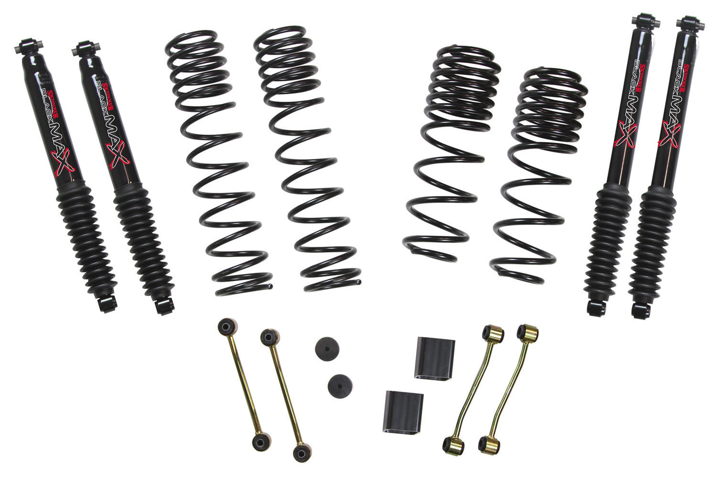 Skyjacker SKYJL25BPBLT 18- Jeep JL 2-2.5in Suspension Kit Black Max