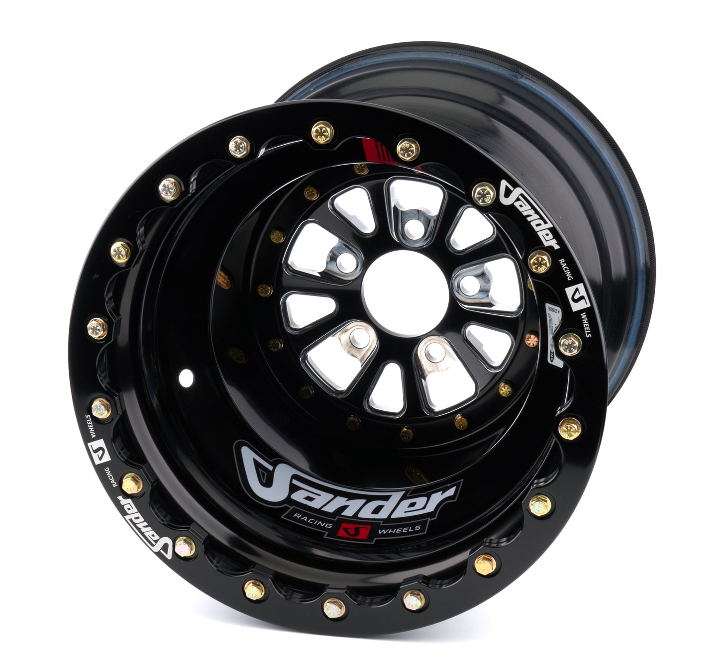 Sander Engineering SND7621640BS47MDLB 762 Series16X16X4in 5x4.75 Bolt MACH DBL BLK