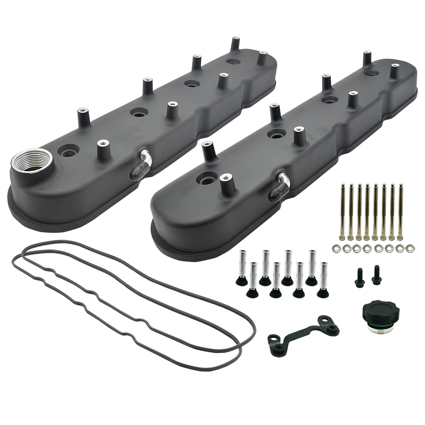 Specialty Products Company SPC8535BK GM LS Engine Valve Cover Tall Center Bolt