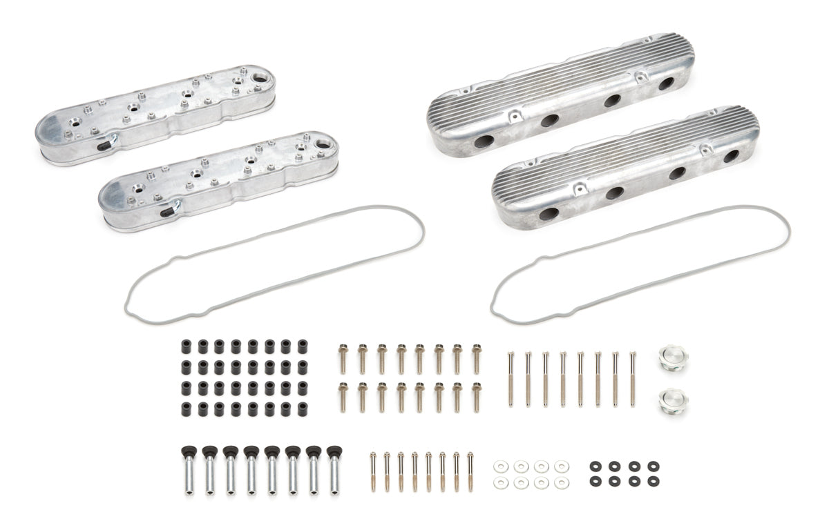 Specialty Products Company SPC8536 Valve Covers GM LS 2-Piece Tall Finned Alum