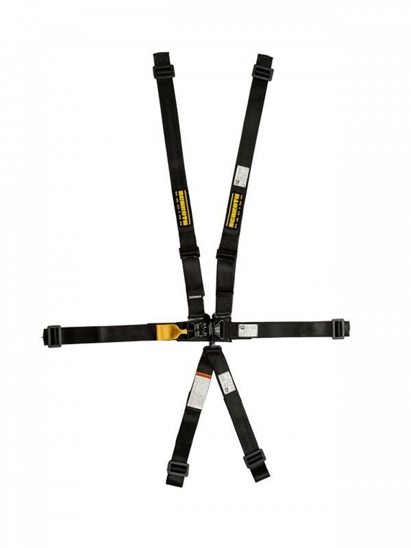 Schroth Racing SRBSR61550H-R 5pt Harness LL Ratchet 2in RS / PU Adjust Black