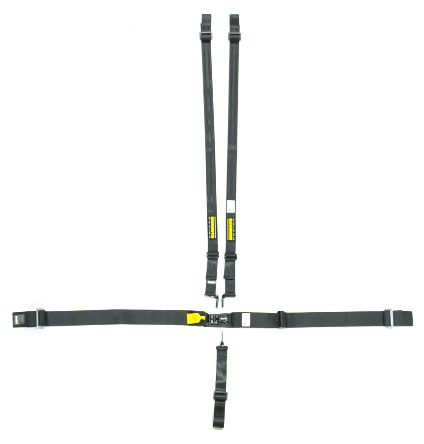 Schroth Racing SRBSR71050H 5pt Harness System SFI LatchLink Black HANS