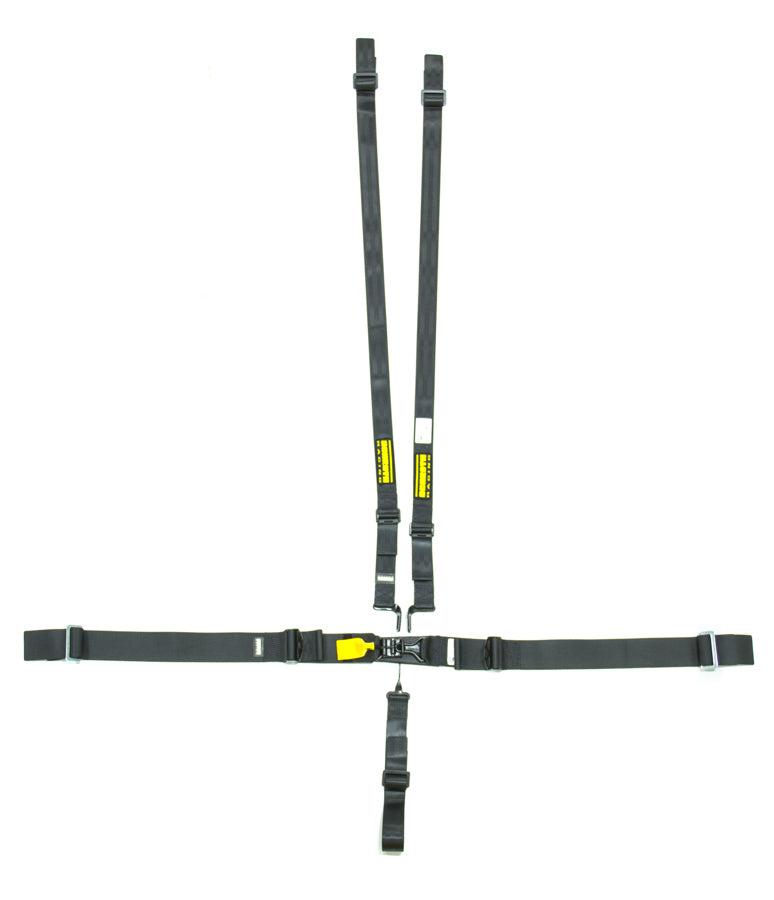 Schroth Racing SRBSR71750H 5pt Harness System SFI LatchLink Black HANS