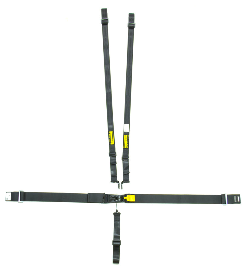 Schroth Racing SRBSR76050H 5pt Harness System SFI LatchLink Black HANS
