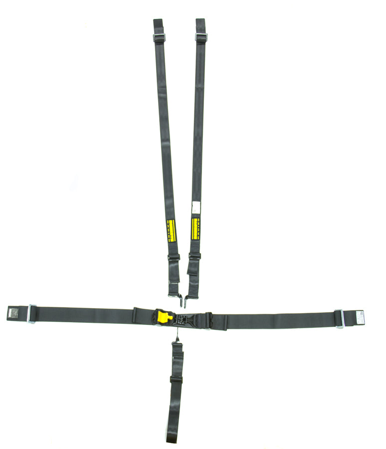 Schroth Racing SRBSR76751H 5pt Harness System SFI LatchLink Black HANS