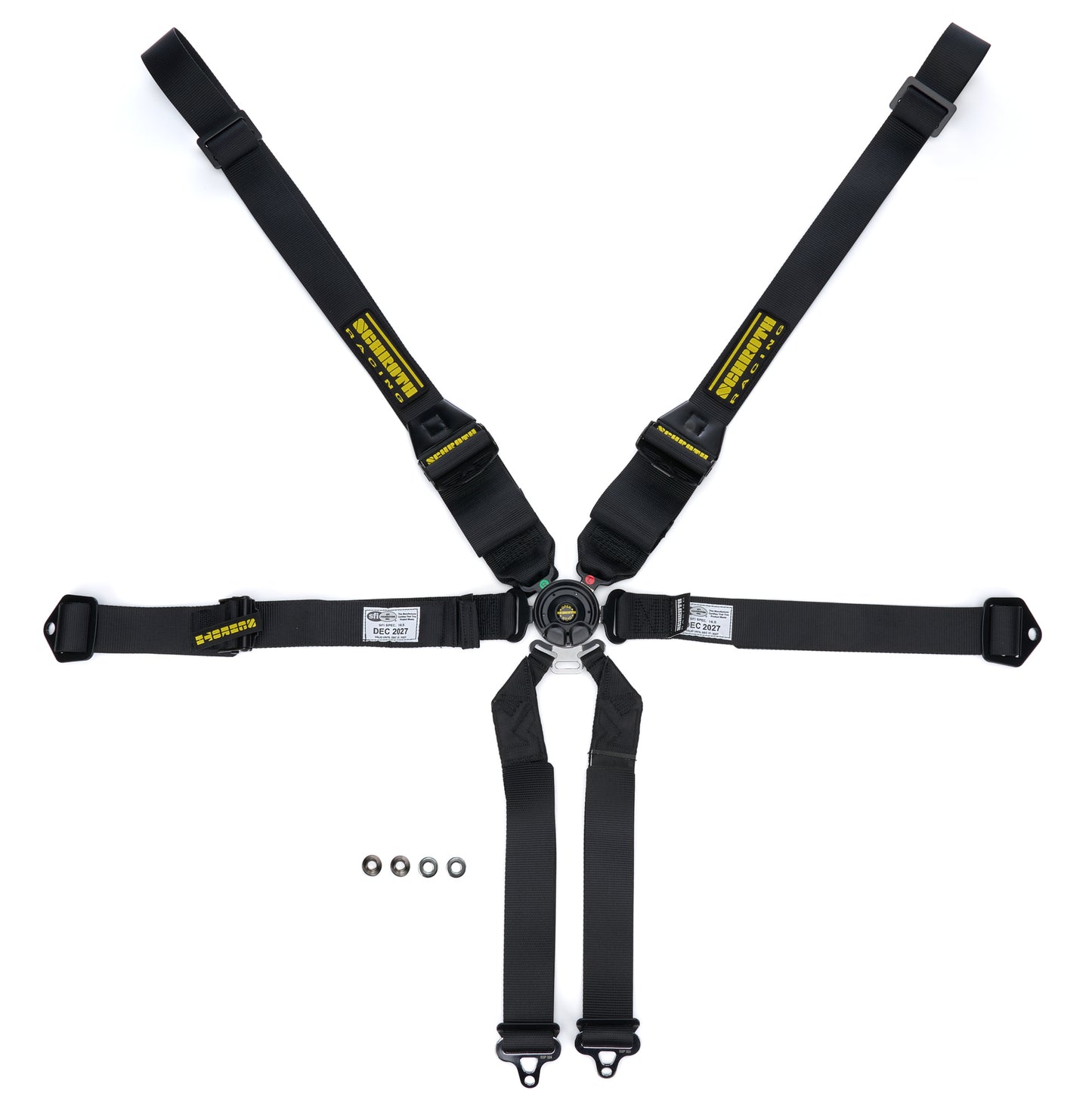 Schroth Racing SRBSR91556-6PU Harness 6pt Profi 3 Pull -Up Lap RH Hans Shldr