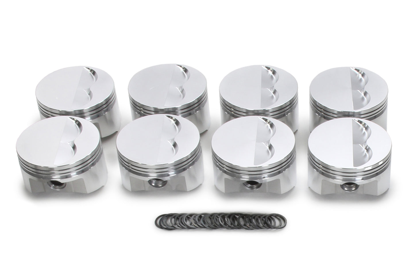 Sportsman Racing Products SRP138085 SBC Flat Top Piston Set 4.030 Bore