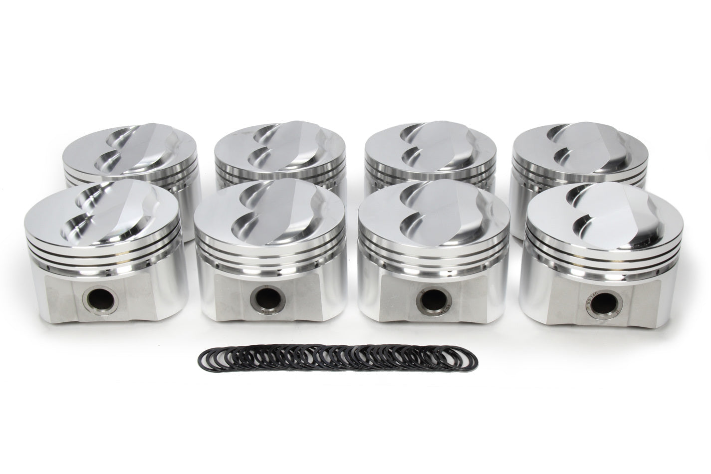 Sportsman Racing Products SRP261357 SBC Domed Piston Set 4.040 Bore +6.5cc