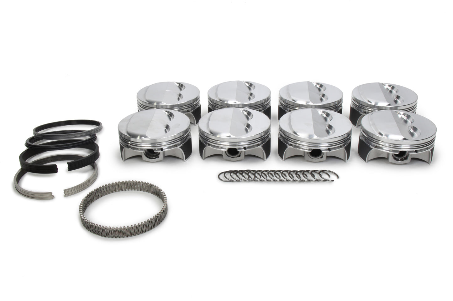 Sportsman Racing Products SRP310182 SBC Dome Pro-Series Piston & Ring Set 4.125