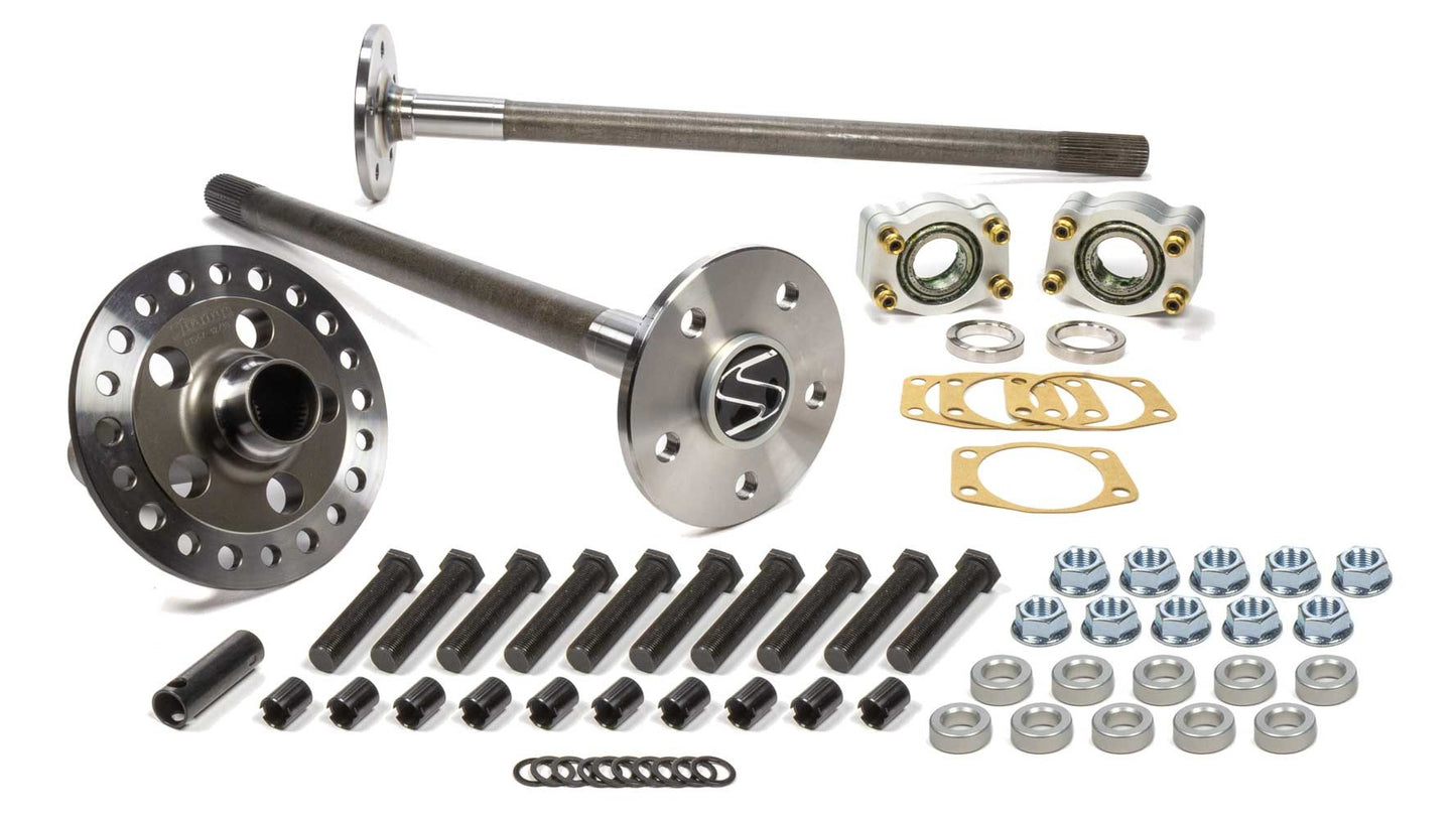 Strange STGP3509F8658S Ford 8.8 35-Spline Alloy Axles C-Clip Elim. Kit