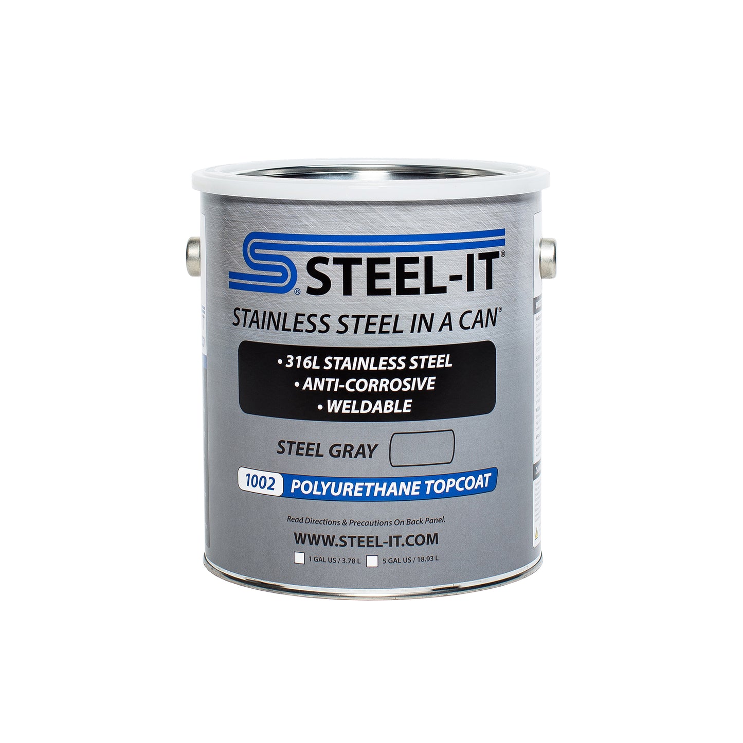 Steel-it STL1002G Steel Gray Polyurethane 1 Gallon