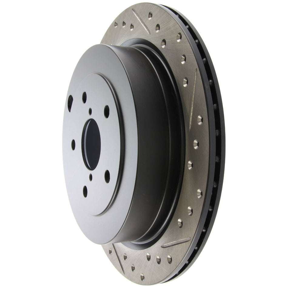 Stoptech STP127.47028L StopTech Sport Slotted & Drilled Rotor