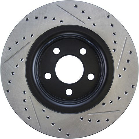 Stoptech STP127.61112R Sport Drilled/Slotted Br ake Rotor
