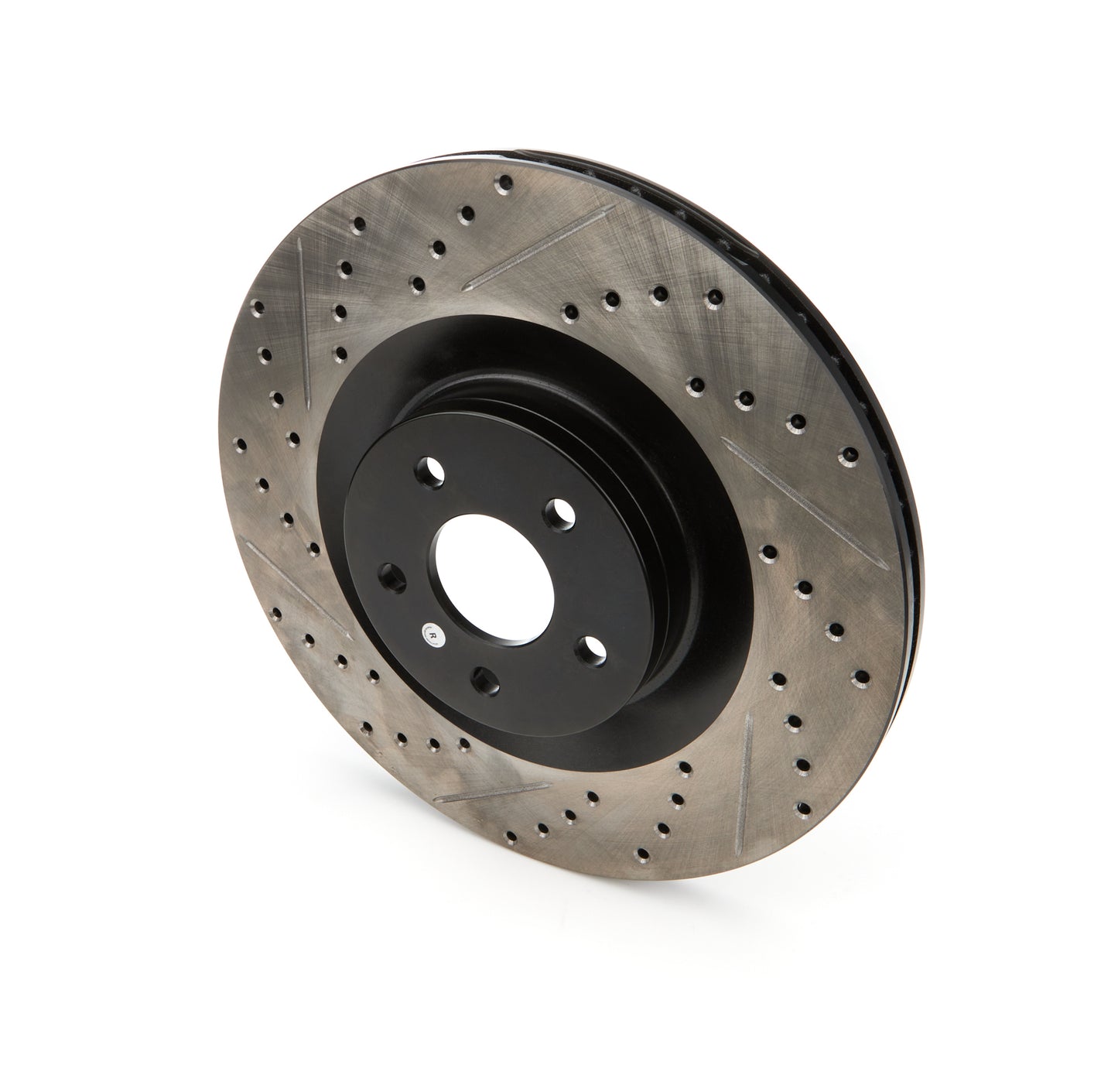 Stoptech STP127.61124R Sport Drilled/Slotted Br ake Rotor