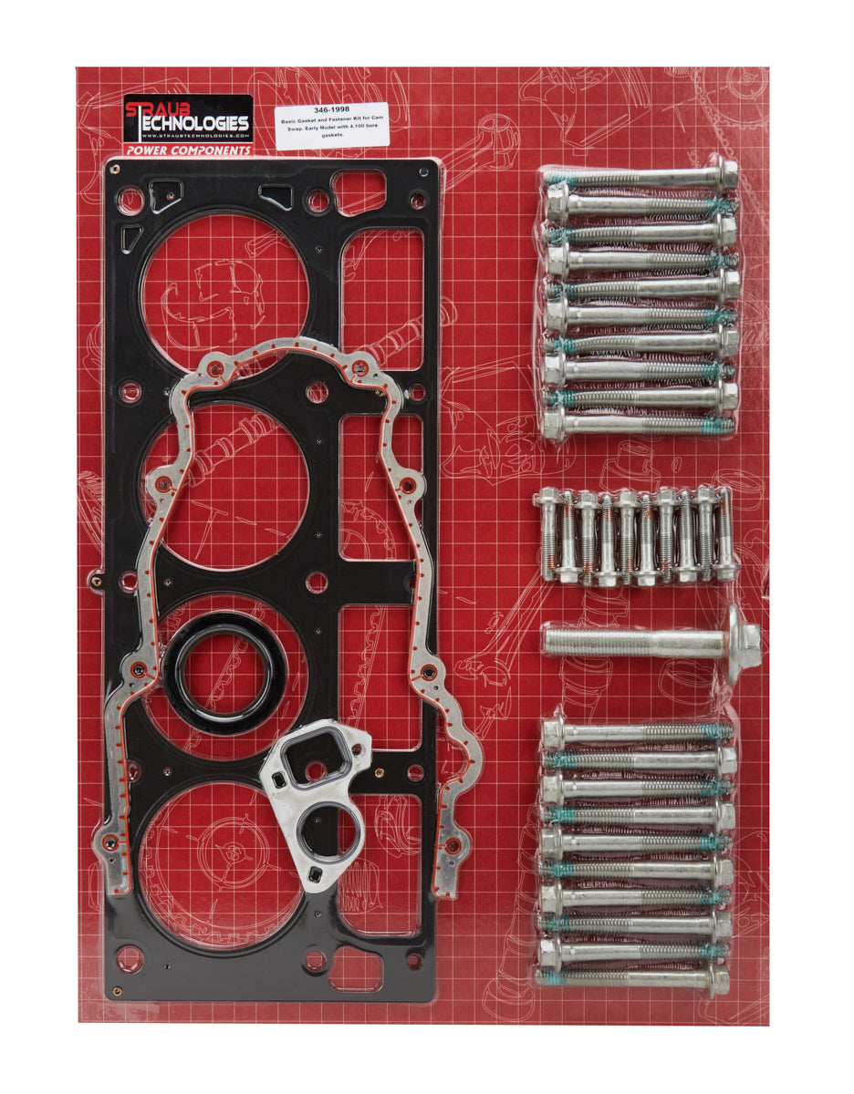 Straub Technologies Inc. STT346-1998 Cam Change Gasket & Bolt Kit LS 04-Up Small Bore