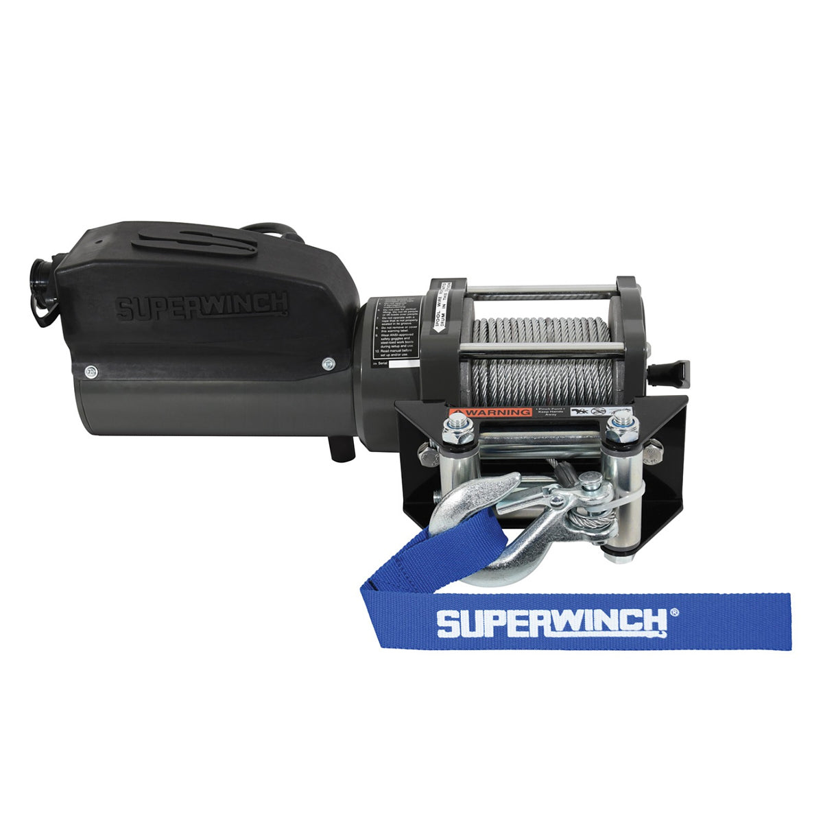 Superwinch SUP1715001 1500lb Winch 1.1HP 120V 1/8in x 35ft Wire Rope