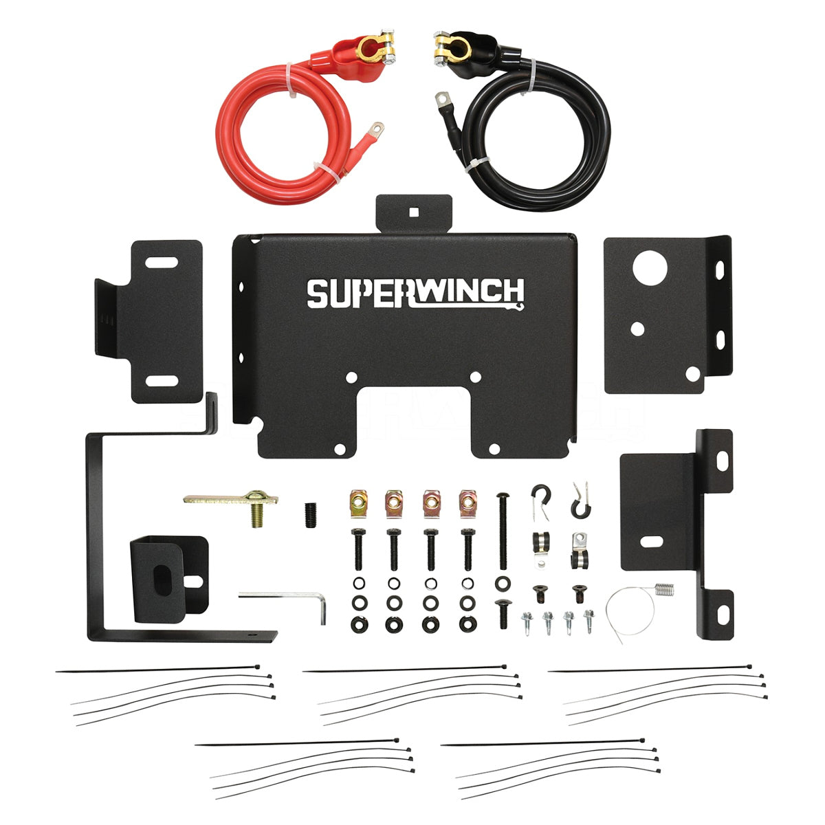 Superwinch SUP2593 Jeep Wrangler JL Auxili ary Batter Mount Black