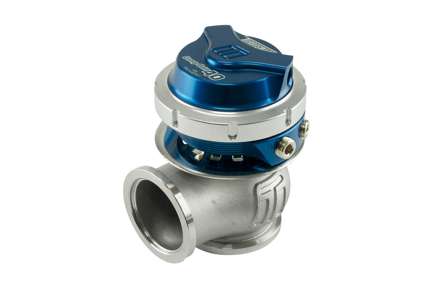 Turbosmart Usa TBSTS-0552-1011 WG40 GenV CompGate 40mm Wastegate 14psi Blue