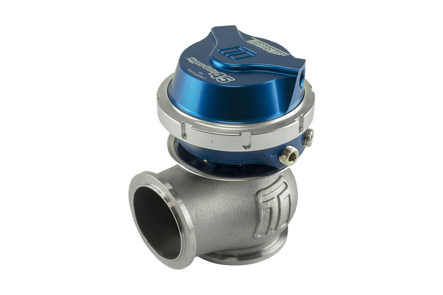 Turbosmart Usa TBSTS-0553-1011 WG45 GenV HyperGate 45mm Wastegate 14psi Blue