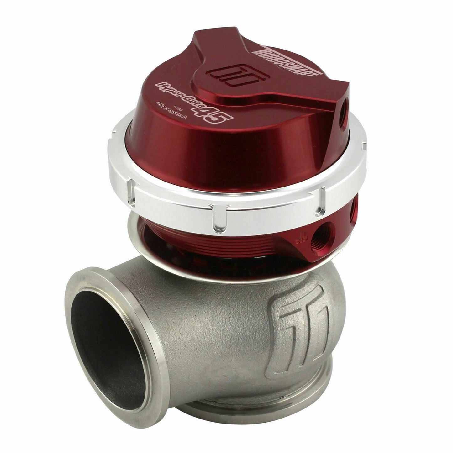 Turbosmart Usa TBSTS-0553-1014 WG45 GenV HyperGate 45mm Wastegate 14psi Red