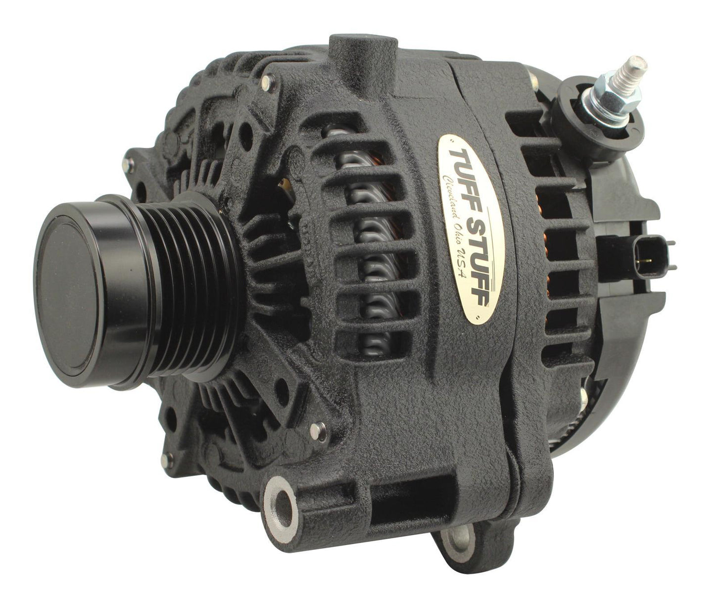 Tuff-stuff TFS7517B 240Amp Alternator 18- Jeep Black Wrinkle