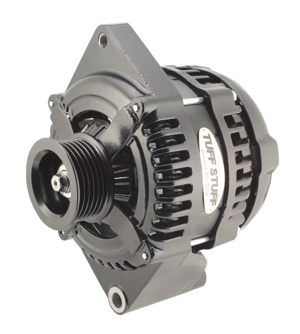 Tuff-stuff TFS8441B6G1W 225 MAX AMP Alternator 6 Groove 1 Wire Black