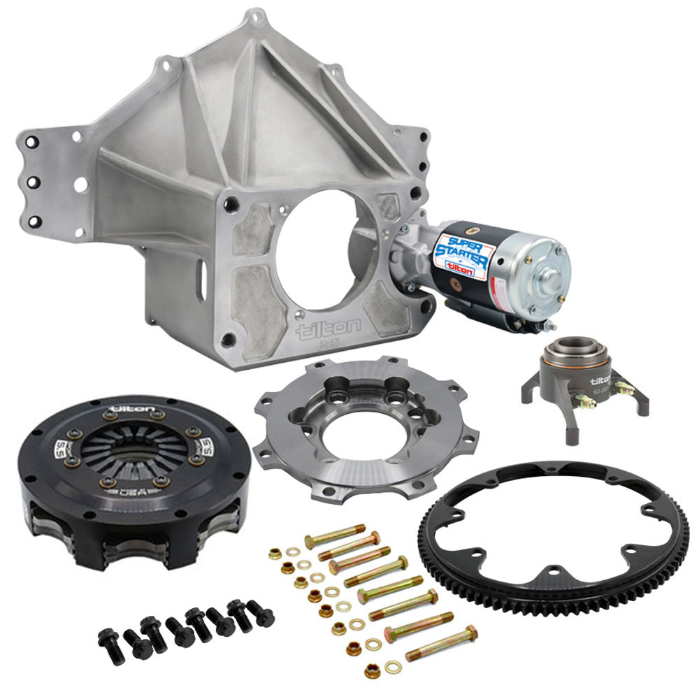 Tilton TIL52-74120 Bellhousing Kit Crate SBC 5.5in 2 Disc 26spl