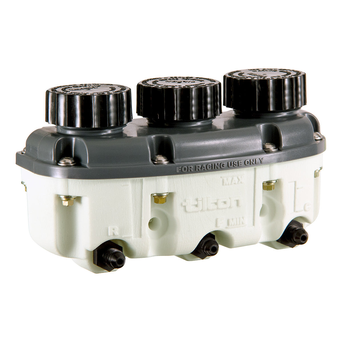 Tilton TIL72-578 Reservoir Plastic 3- Chamber Low Profile -4an