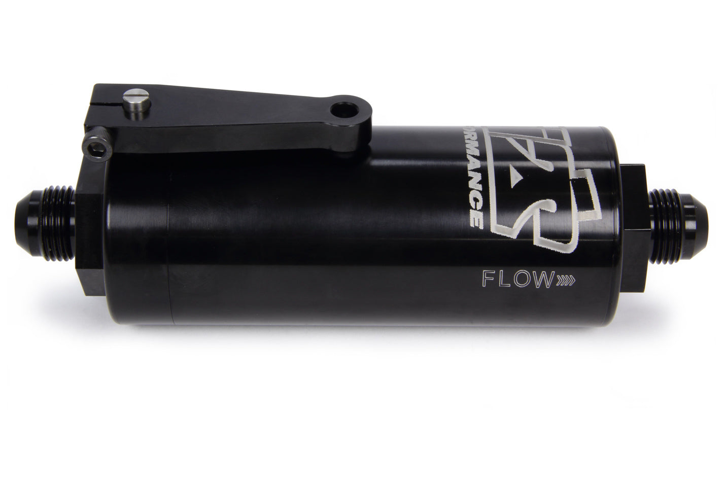 Ti22 Performance TIP5508 8 AN Fuel Filter With Shutoff Black 100 Micron