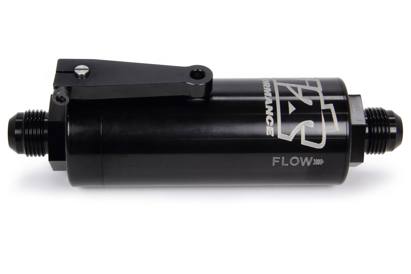 Ti22 Performance TIP5510 10 AN Fuel Filter With Shutoff Black 100 Micron